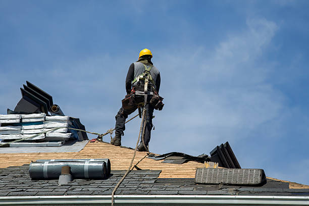 Professional Roof Replacement technician working in Overbrook, KS